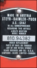 Allstate Part Number