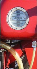 Fuel Gauge on a 1961 Aermacchi in Huntington Beach, CA