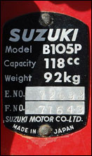 Suzuki ID Tag Suzuki ID Tag